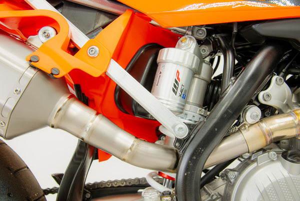 Graves Motorsports KTM - Husqvarna - Gas Gas Titanium Slip-on Exhaust - Carbon End Cap