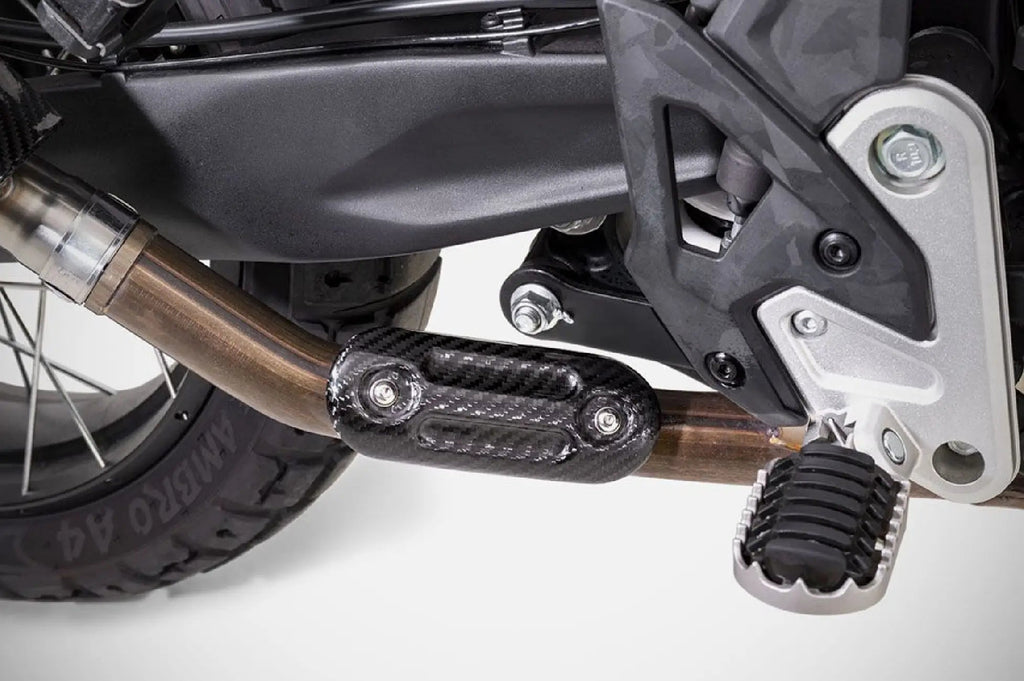 ZARD Exhaust Carbon FIber Heat Shield CFMoto IBEX 450 MT 2024-