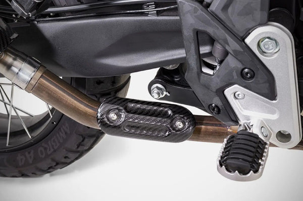 ZARD Exhaust Carbon FIber Heat Shield CFMoto IBEX 450 MT 2024-
