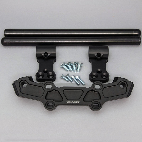 Clipon Adapter Plate w/ XL Black Bars Yamaha FZ-10 2017, MT-10 2018-20 - Woodcraft Technologies