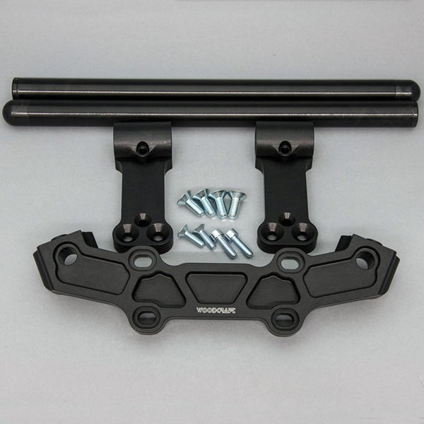 Clipon Adapter Plate w/ XL Black Bars Yamaha FZ-10 2017, MT-10 2018-20 - Woodcraft Technologies