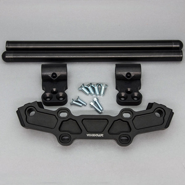 Clipon Adapter Plate w/ XL Black Bars Yamaha FZ-10 2017, MT-10 2018-20 - Woodcraft Technologies