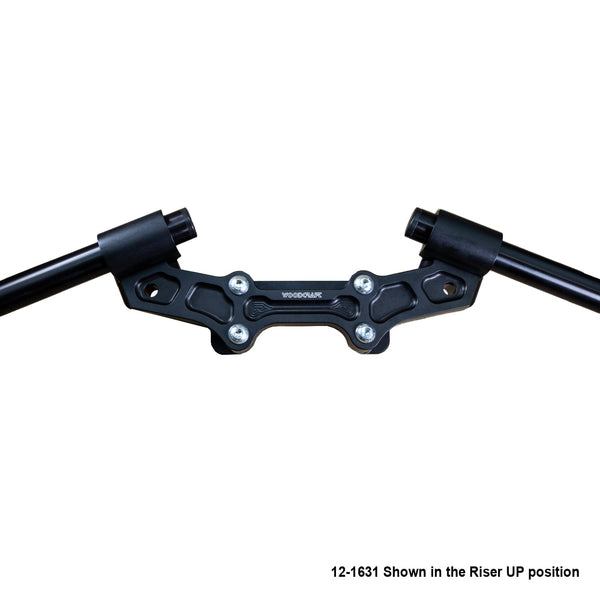 Clipon Adapter Plate w/ XL Black Bars Ducati Monster 821 2014-17