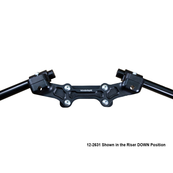 Clipon Adapter Plate w/ XL Black Bars Ducati Monster 821 2014-17