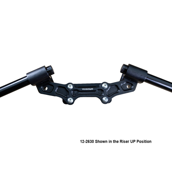 Clipon Adapter Plate w/ Std. Black Bars Ducati Monster 1200
