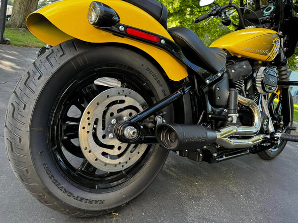 TOCE Pro-Comp 2-1 Visor Tip Full Exhaust System - Harley Davidson M8 Softtail / Softail ST Models