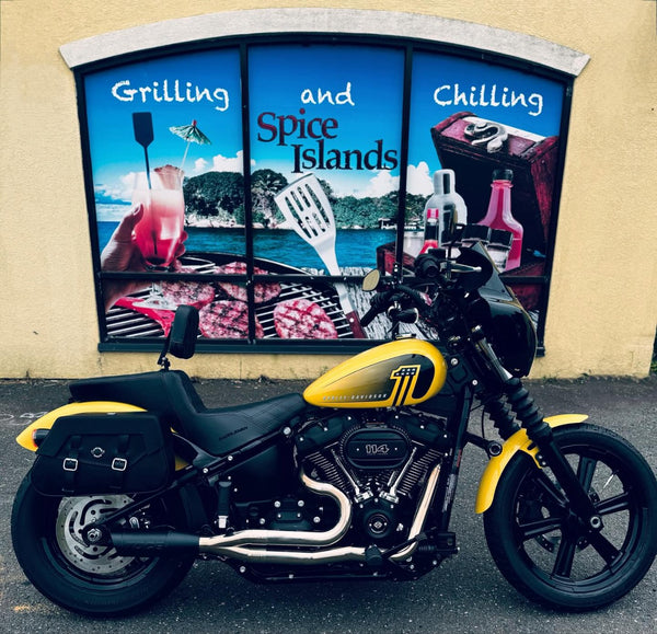 TOCE Pro-Comp 2-1 Visor Tip Full Exhaust System - Harley Davidson M8 Softtail / Softail ST Models