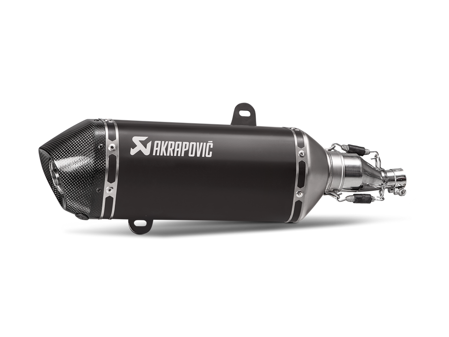 AKRAPOVIC Vespa GTS 125 / Super / Sport / Tech 2017-2020 Slip-On Line (SS) S-VE125SO1-HZBL