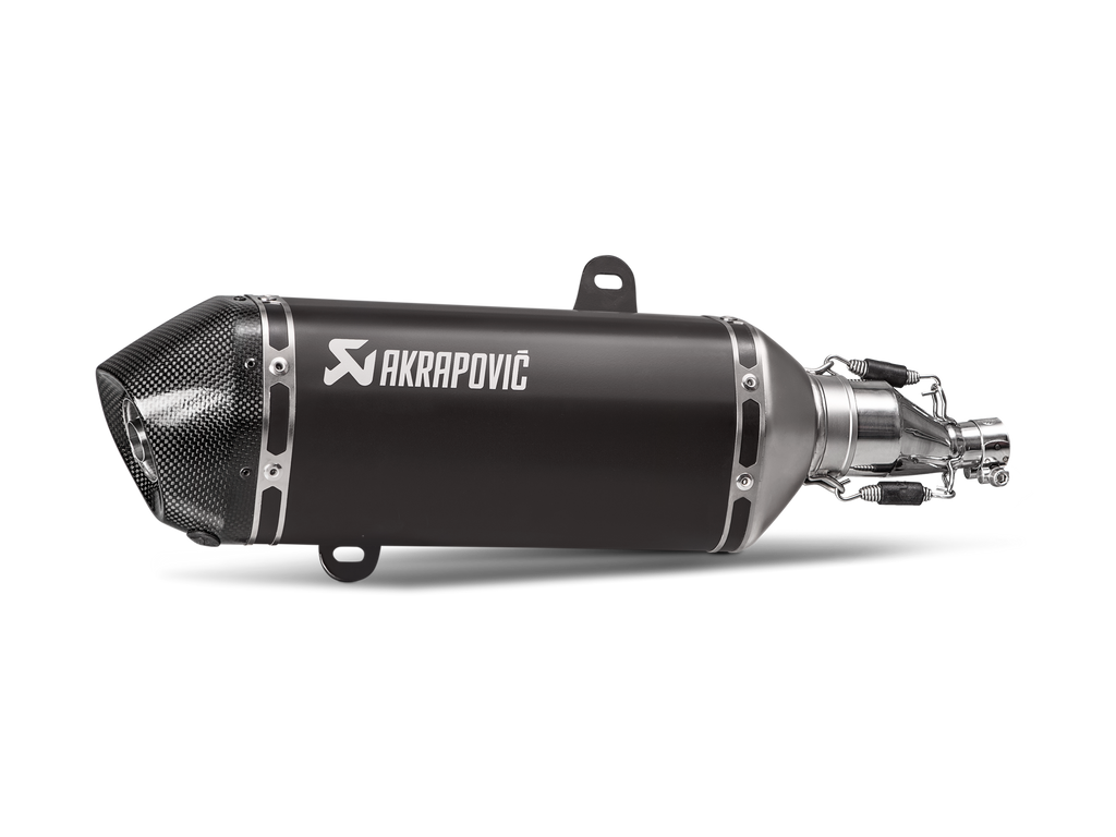 AKRAPOVIC Vespa GTS 125 / Super / Sport / Tech 2017-2020 Slip-On Line (SS) S-VE125SO1-HZBL