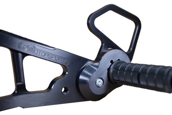 Offset Eccentric Footpeg Mount Plate Set - Woodcraft Technologies
