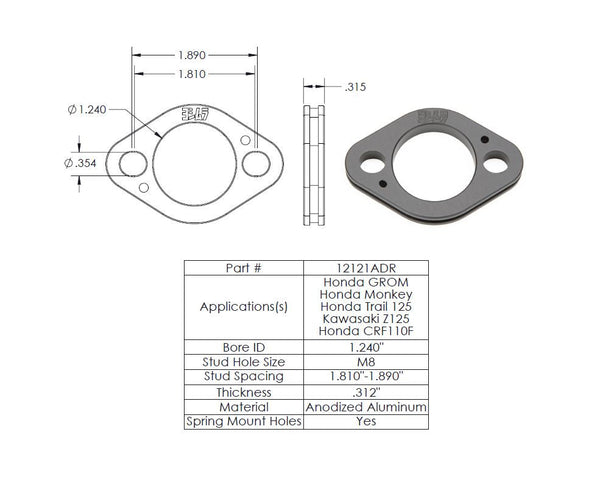 SS FLANGE FOR 19600-401D (19600SDR)