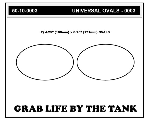 STOMPGRIP Universal Street Bike: Oval Tank Grips (0003)