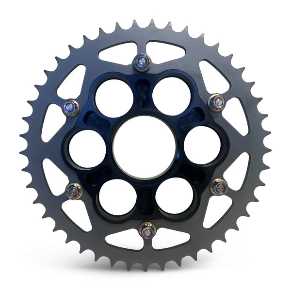Superlite 520 Conversion - RS Series Charcoal Grey Grade 5 Titanium "Quick Change" Rear Sprocket - SKU# 50804TI
