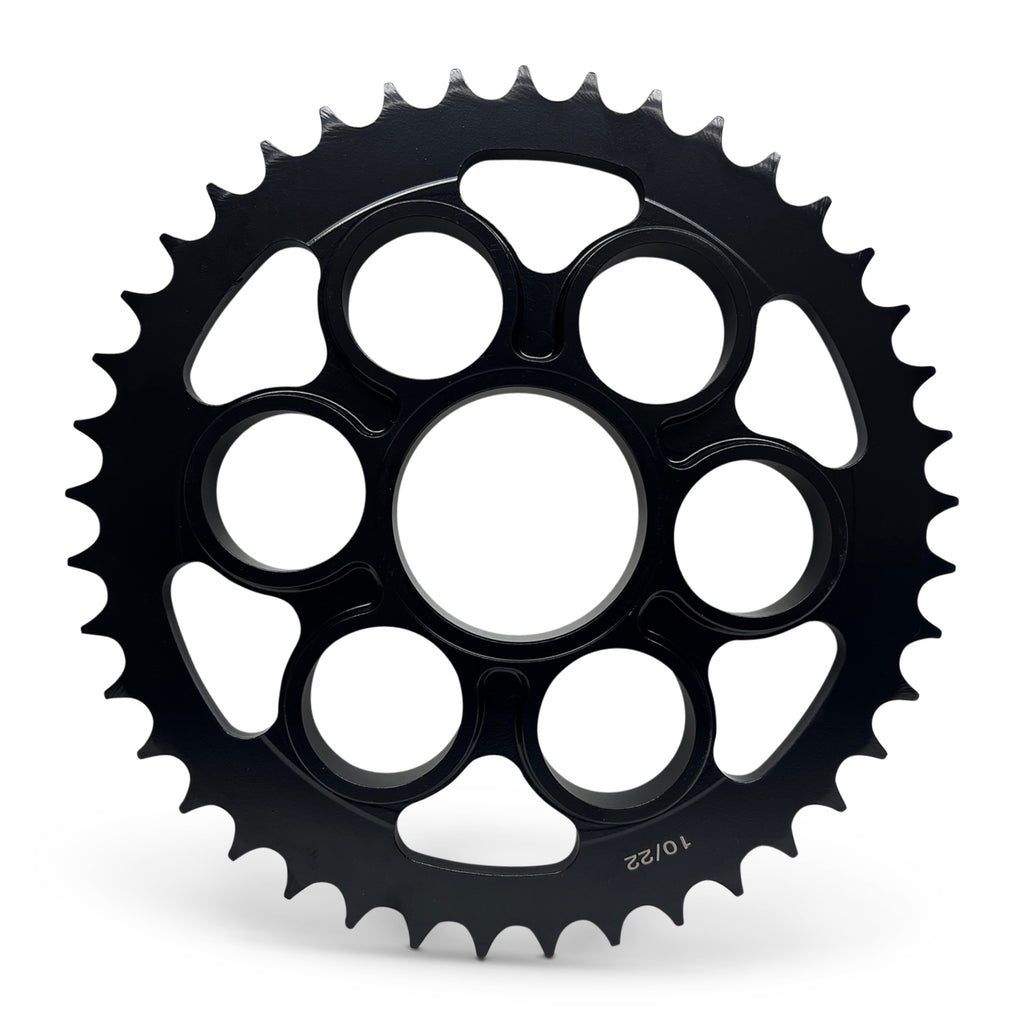 Superlite 525 Pitch - Direct Replacement Black Steel Ducati Rear Sprocket - SKU# 50901R