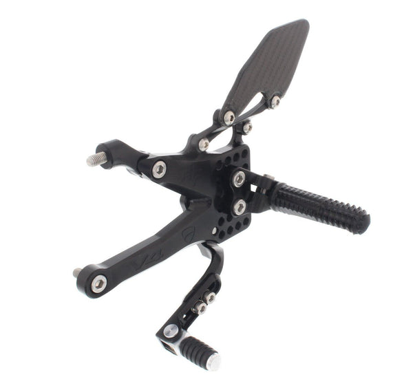 Rear Set Kit, Ducati V4, 2018 -, Black 515110B