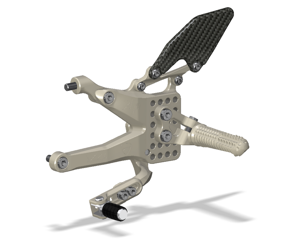 Rear Set Kit, Ducati V4, 2018 -, Aero Hard 515110G