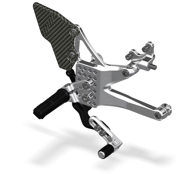 Rear Set Kit, Ducati V4, 2018 -, Clear 515110S