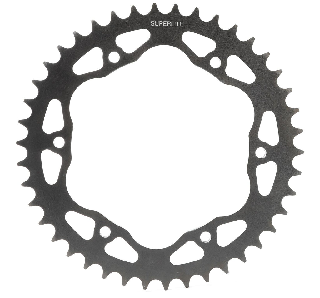 Superlite 525 Pitch - RS8-R Series Black Hard Anodized Alloy "Quick Change" Rear Race Sprocket - SKU# 51803R