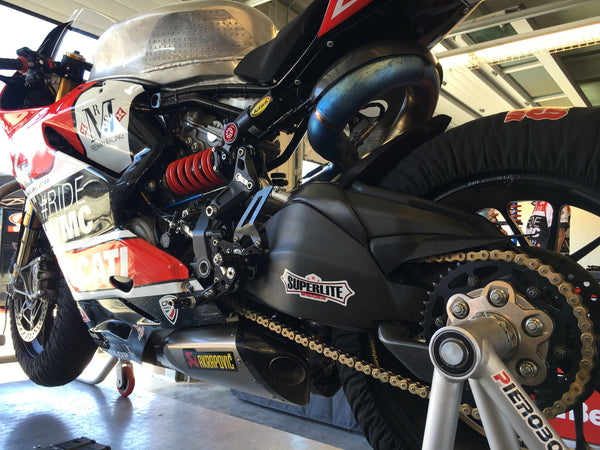 Superlite 520 Conversion - RS8-R Series Black Hard Anodized Alloy "Quick Change" Rear Race Sprocket - SKU# 51804RR
