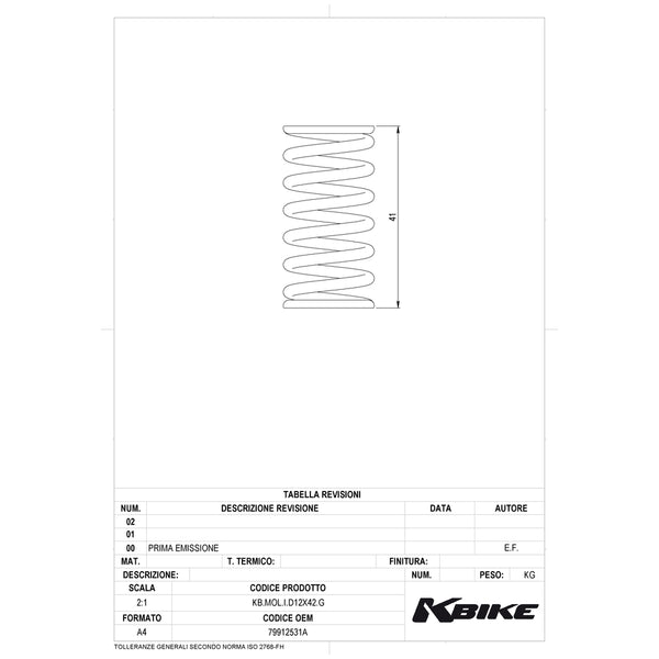 KBIKE Clutch springs K03