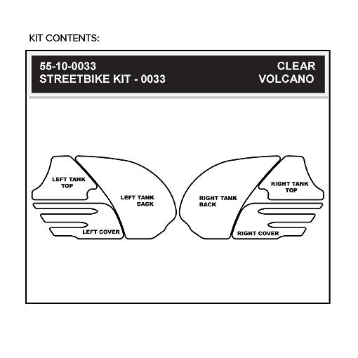 STOMPGRIP Kawasaki Ninja ZX-14 / ZZR 1400 ABS 06-11 Tank Grips (0033)