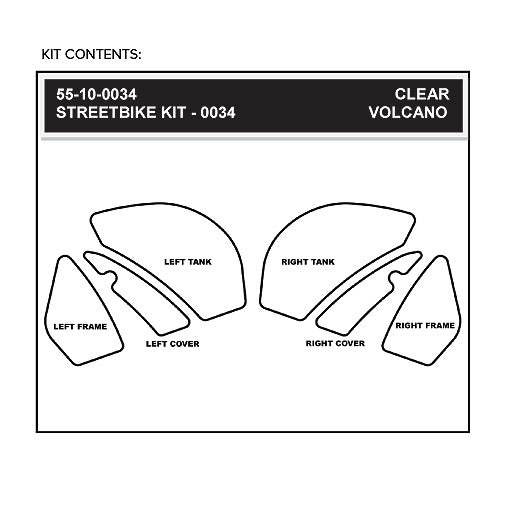 STOMPGRIP Kawasaki Ninja ZX-10R 08-10 Tank Grips (0034)
