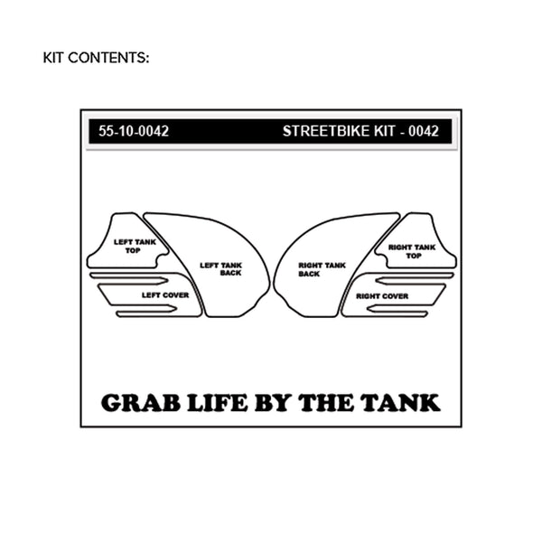 STOMPGRIP Kawasaki ZZR1400 12-20 Tank Grips (0042-1)