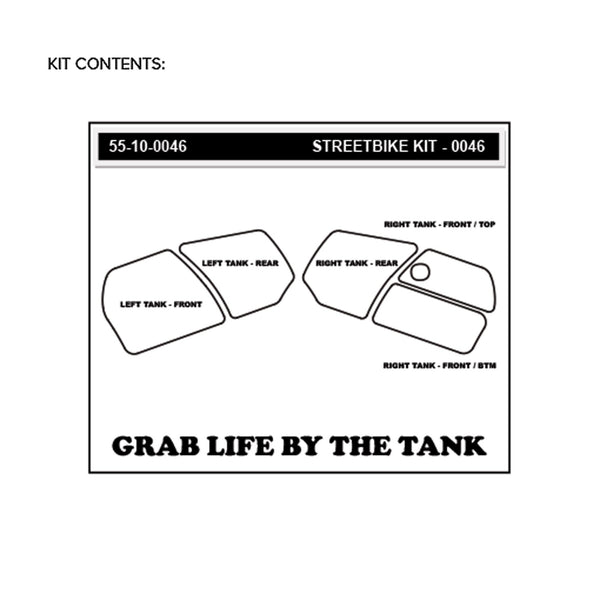 STOMPGRIP Kawasaki 1400GTR ABS 10-16 Tank Grips (0046)