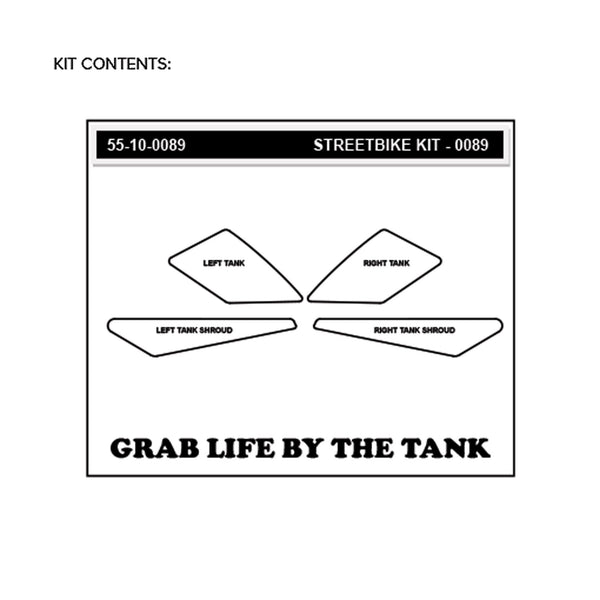 STOMPGRIP Kawasaki KLX 250S 09-20 Tank Grips (0089)