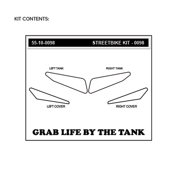 STOMPGRIP Yamaha FZ-07 / MT-07 15-17 Tank Grips (0098)