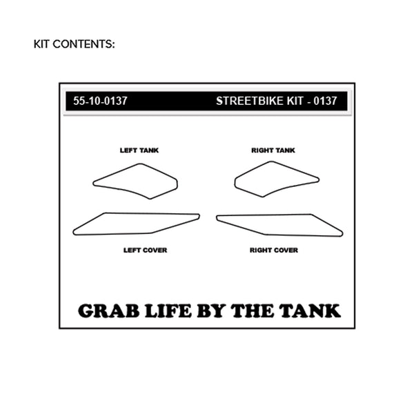 STOMPGRIP Kawasaki Z125 Pro 17-26 Tank Grips (0137)
