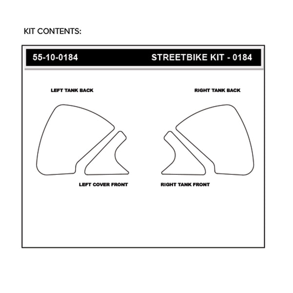 STOMPGRIP Ducati Monster/Plus/SP/1200 21-25 Tank Grips (0184)