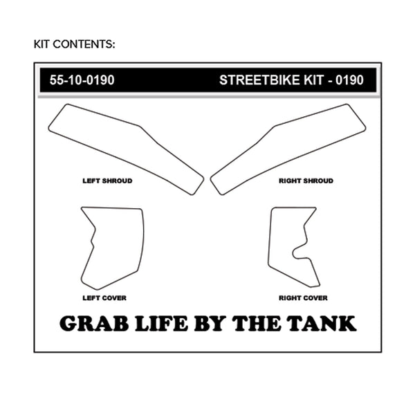 STOMPGRIP Honda CRF300L/ Rally 21-26 Tank Grips (0190)