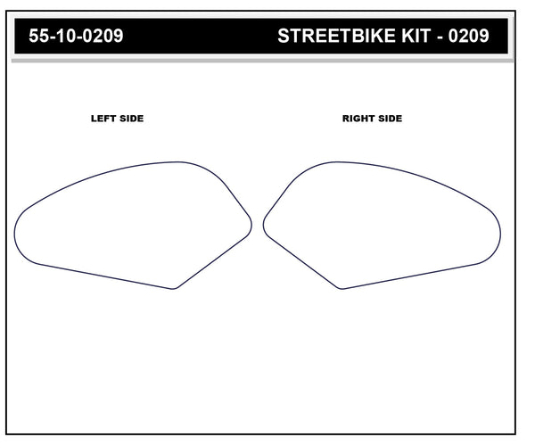 STOMPGRIP Yamaha Tracer 9GT 2024 Tank Grips (0209)