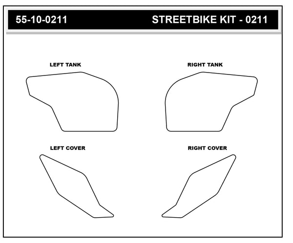 STOMPGRIP Honda CBR600RR 24-26 EURO Tank Grips (0211)
