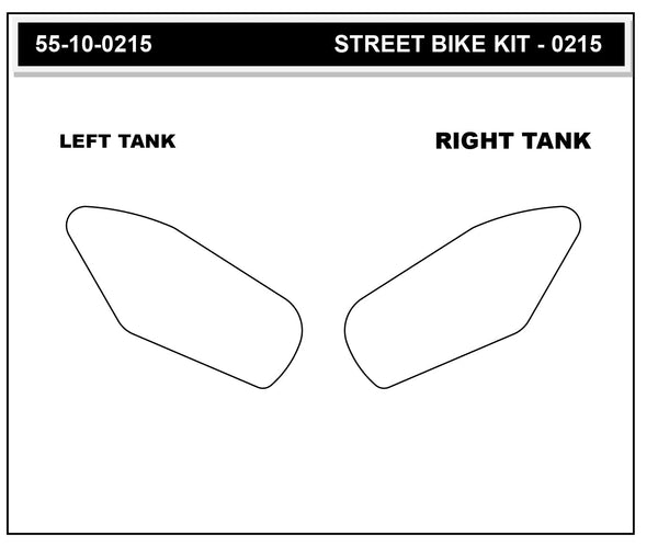 STOMPGRIP Aprilia RS 457 24-26 Tank Grips (0215)