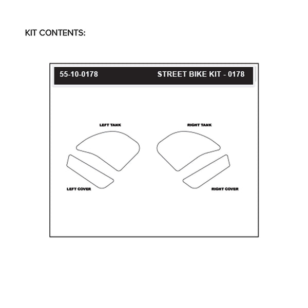 STOMPGRIP Kawasaki Ninja 1000 SX / Z1000SX 20-25 Tank Grips (0178)
