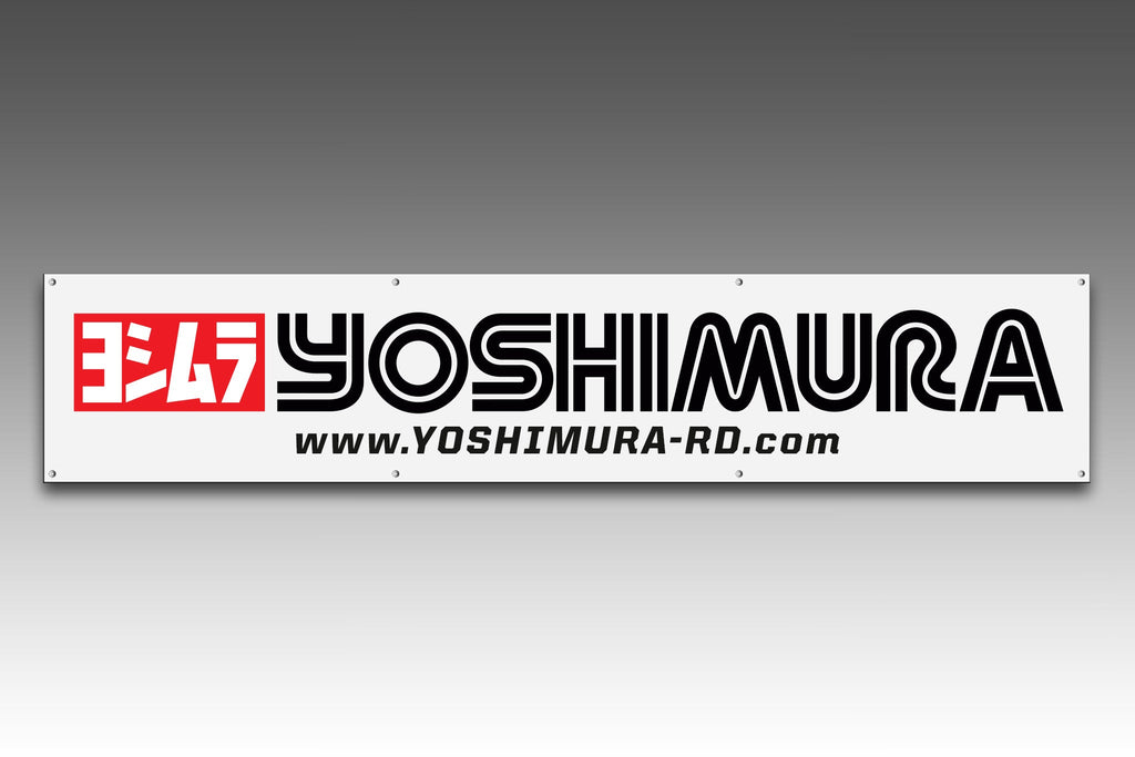 Banner Logo White 2 ft x 10 ft