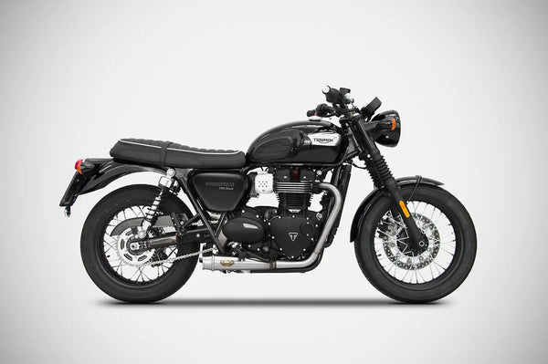 ZARD Exhaust Full System Triumph Bonneville T120 / T100 2016- (Removes OEM Cat)