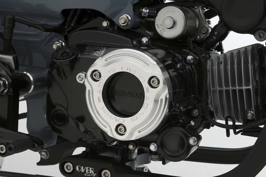 OVER Racing Clutch Outer Cover Silver CT125(23-)/DAX125(22-23)(24-) | 57-061-01 image 1