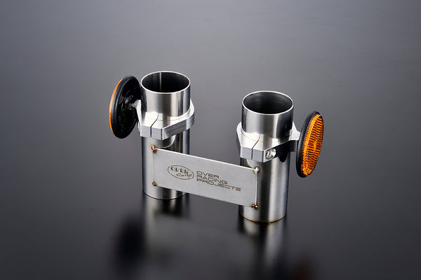 OVER Racing Reflector Bracket Silver DAX125(22-) MONKEY125(18-) GROM(21-) | 57-123-05 image 2