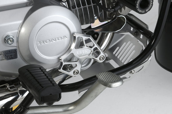 OVER Racing Clutch Cover Protector Silver Cross Cub 110(22-) | 57-125-11 image 1