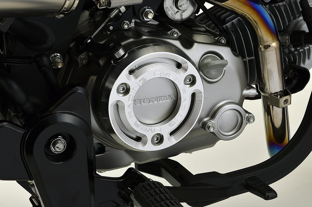 OVER Racing Clutch Outer Cover Silver Monkey125(21-)/GROM(21-) | 57-223-15 image 1