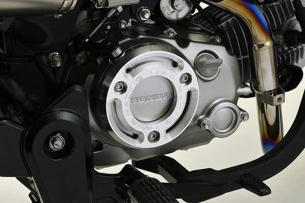 OVER Racing Clutch Outer Cover Silver Monkey125(21-)/GROM(21-) | 57-223-15 image 1