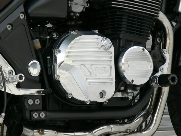 OVER Racing Clutch Cover Silver ZEPHYR1100 | 57-73-11 image 3