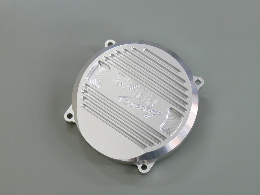 OVER Racing Crankcase Cover Silver ZEPHYR1100 | 57-73-12 image 1