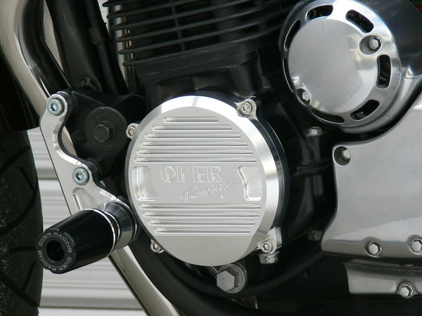 OVER Racing Crankcase Cover Silver ZEPHYR1100 | 57-73-12 image 2