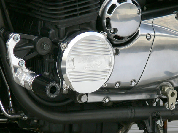 OVER Racing Crankcase Cover Silver ZEPHYR1100 | 57-73-12 image 3