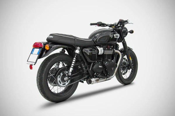 ZARD Exhaust Full System Triumph Bonneville T120 / T100 2016- (Removes OEM Cat)