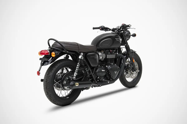 ZARD Exhaust Bottle Slip-On Triumph Bonneville T100 / T120 2016-2020 image 5